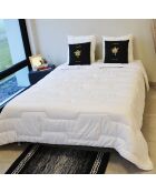 Couette tempérée en Soie blanche