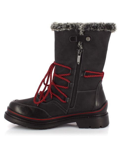 Boots d'hiver fourrées Sybille noires