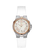 Montre Femme Structura Cable en Silicone blanche