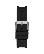 Montre Homme Diver Code en Silicone noir/gunmetal