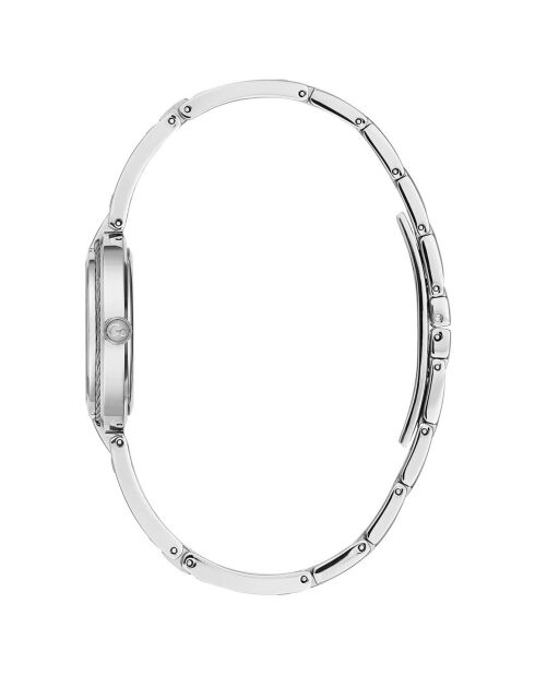 Montre Femme Cable Bijou en Acier inoxydable argentée