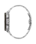 Montre Homme Diver Code Chrono en Acier inoxydable 316L argentée