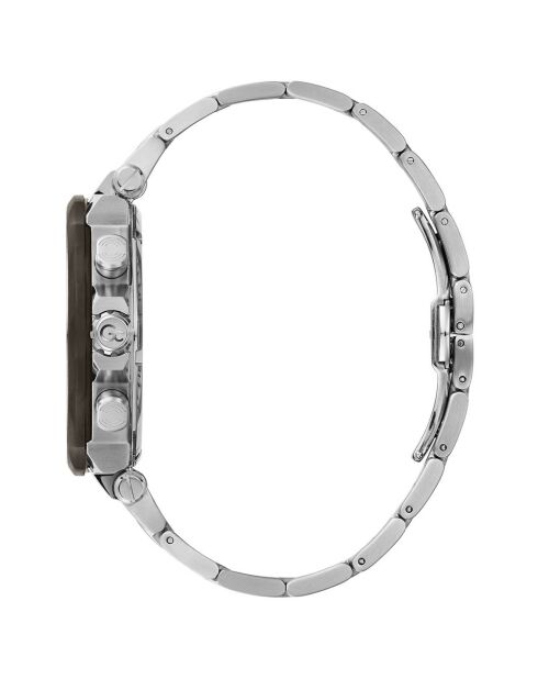 Montre Homme Diver Code Chrono en Acier inoxydable 316L argentée