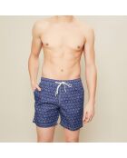Short de bain Swim Diamonds bleu marine