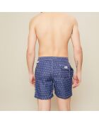 Short de bain Swim Diamonds bleu marine