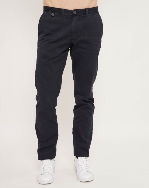 Pantalon Chino ajusté noir