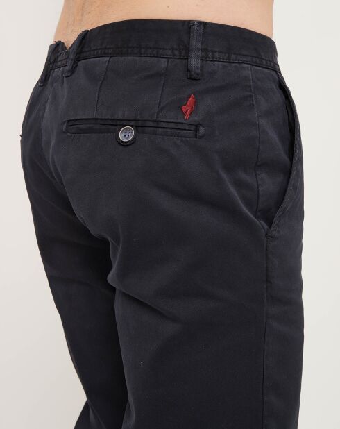 Pantalon Chino ajusté noir