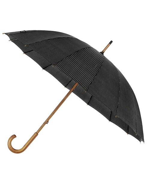 Parapluie de golf de luxe avec lignes noir