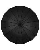 Parapluie de golf de luxe avec lignes noir