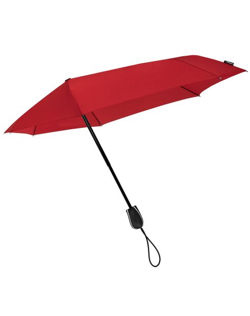 Parapluie tempête de poche rouge