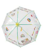 Parapluie cloche enfant transparent Peppa Pig  transparent/noir