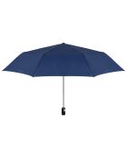 Blauwe opvouwbare miniparaplu