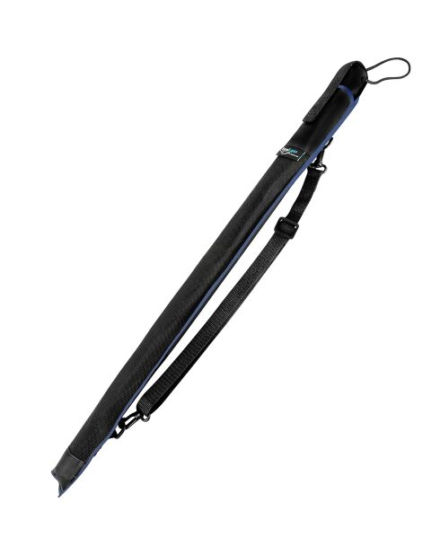 Parapluie droit de voyage avec bandoulière bleu