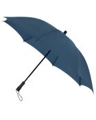 Parapluie droit de voyage avec bandoulière bleu