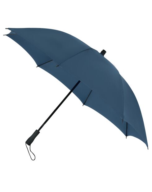 Parapluie droit de voyage avec bandoulière bleu