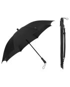 Parapluie droit de voyage avec bandoulière noir