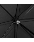 Parapluie droit de voyage avec bandoulière noir