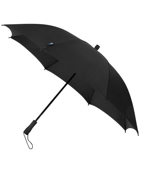 Parapluie droit de voyage avec bandoulière noir