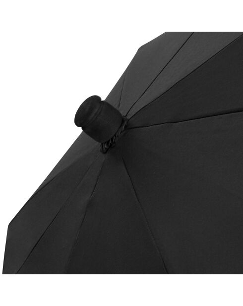 Parapluie droit de voyage avec bandoulière noir