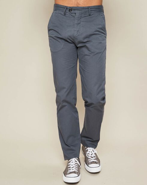 Pantalon chino Tobby ardoise