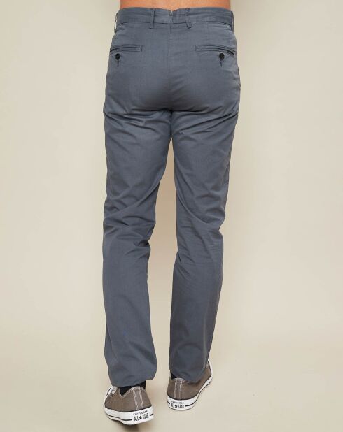 Pantalon chino Tobby ardoise