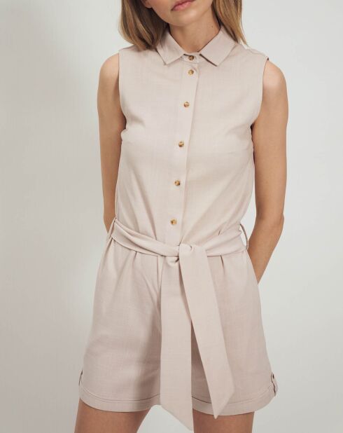 Beige jumpsuit Claire