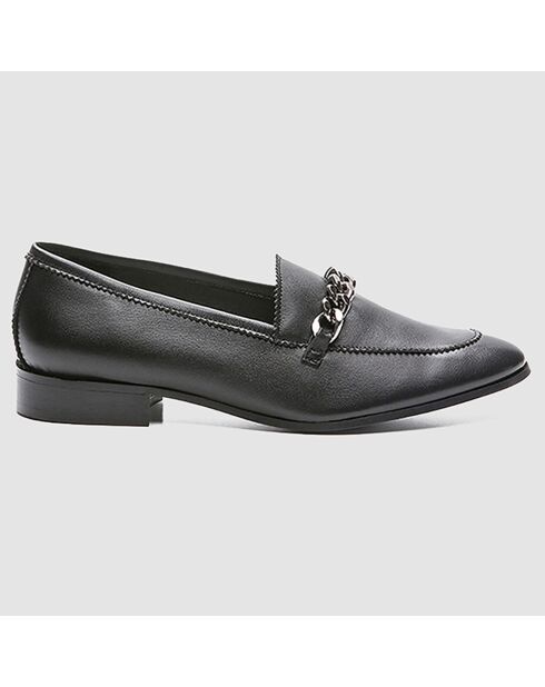 Mocassins en Cuir Vakali noirs