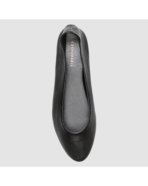 Ballerines en Cuir Vixa noires