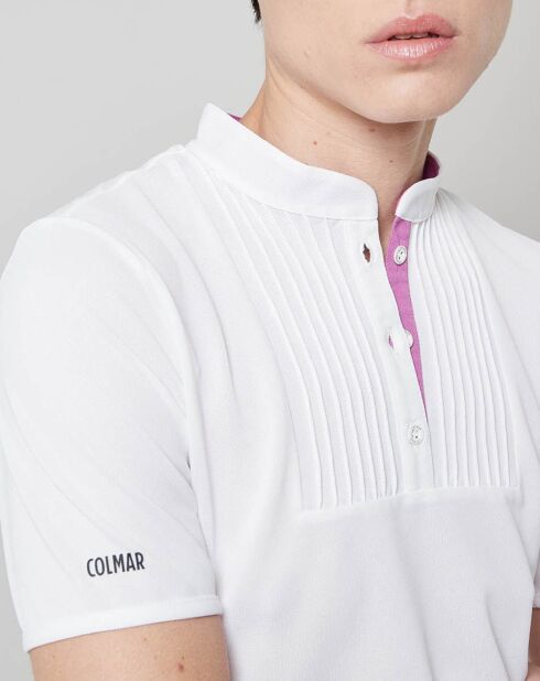 Polo col mao 37.5 blanc