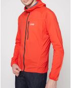 Veste Stretch Packable Windblock rouge orange