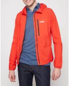 Veste Stretch Packable Windblock rouge orange