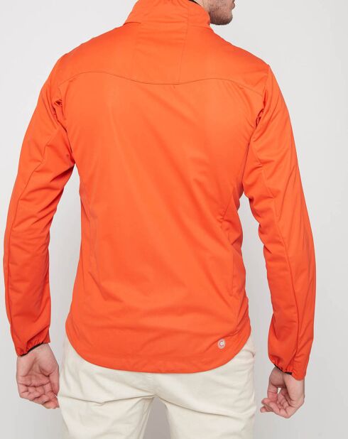 Orangerote WaterShield Stretchjacke