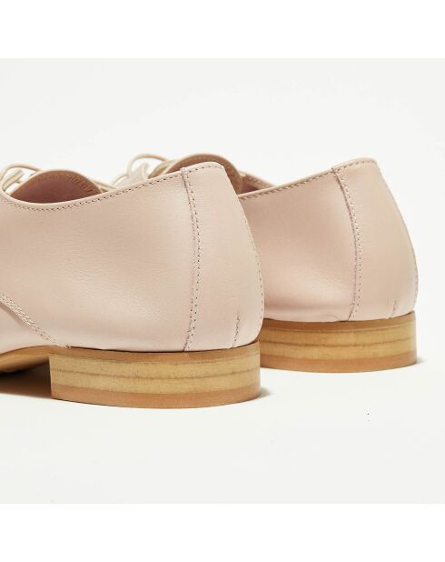 Derbies en Cuir Mumu rose