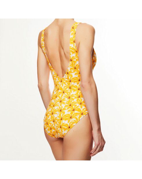 Costume da bagno intero giallo Hartford x Anja Monkeys