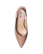 Sling-Back Luna beiges - Talon 8.5 cm