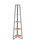 Etagère Colorado  bois clair   - 34x34x180 cm