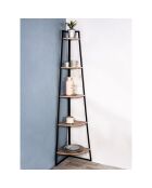 Etagère Colorado  bois clair   - 34x34x180 cm