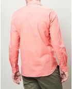 Chemise slim Sammy corail