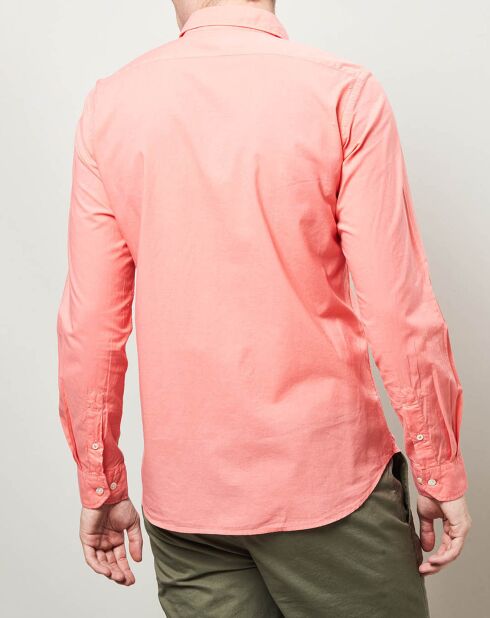 Chemise slim Sammy corail