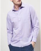 Chemise regular Paul mauve