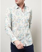 Chemise slim Sammy imprimé blanc/multicolore