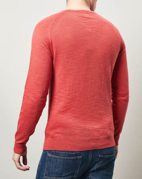 Pull Crew Slub rouge