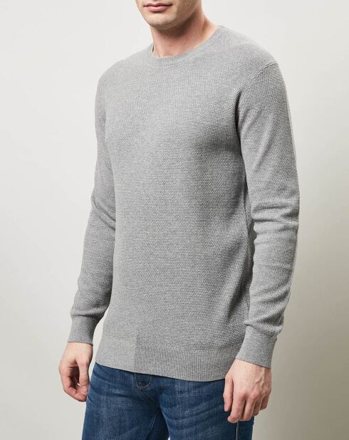 Pull Honeycomb Crew gris