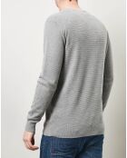 Pull Honeycomb Crew gris