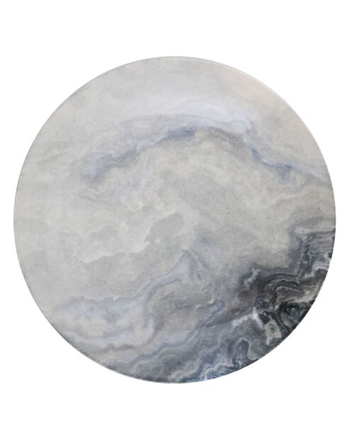 Service de table en Porcelaine dégradé blanc/gris/bleu - 24 pièces