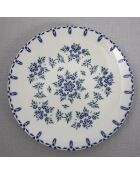 Service de table blanc/bleu - 24 pièces