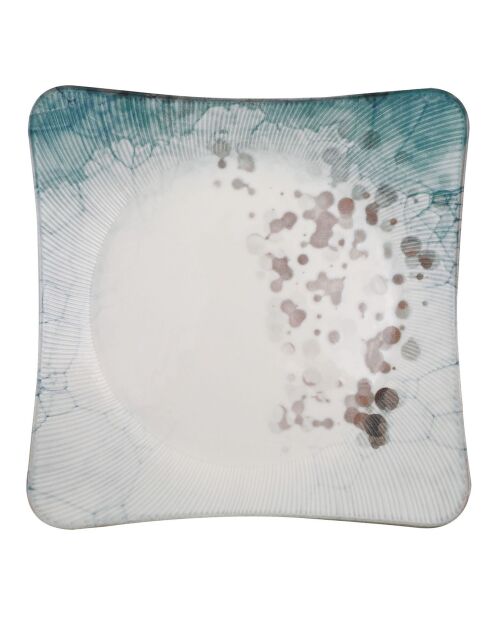 Service de table multicolore - 24 pièces