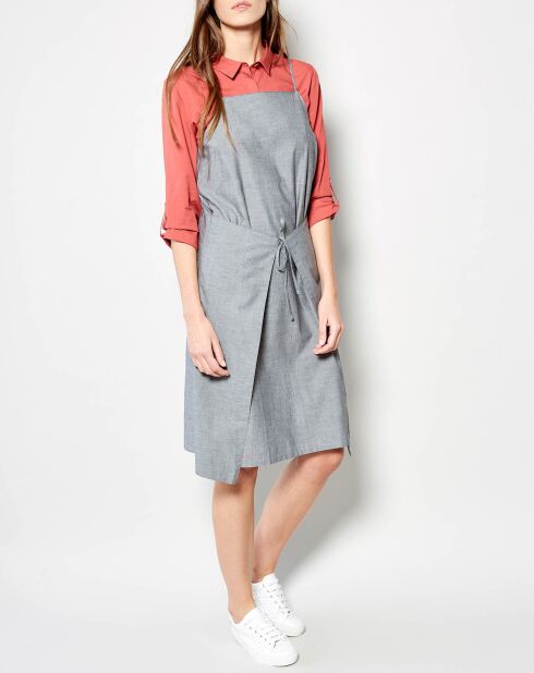 Grijze katoenen jurk Rodriguez