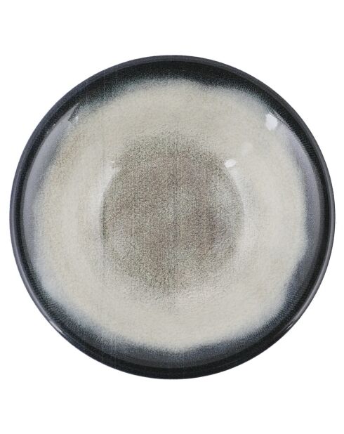 Servizio da tavola in porcellana blu scuro/marrone - 26 pezzi