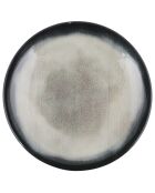 Service de table en Porcelaine bleu foncé/marron - 26 pièces